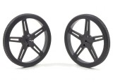 Ax Negru Crestătură D 70mm 3mm