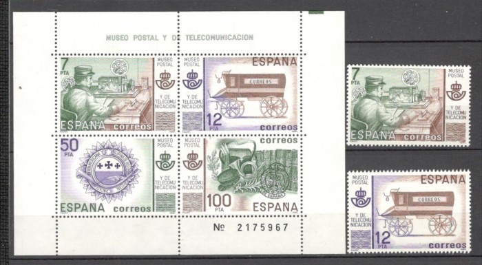 Spania.1981 Muzeul postal si de telecomunicatii SS.235