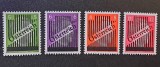 Austria sub Ocupație Aliată 1945 "Hitler Supratipărit cu Bare Negre și Inscripția &Ouml;sterreich" (5 Rpf, 6 Rpf, 8 Rpf, 12 Rpf) MNH - TG1