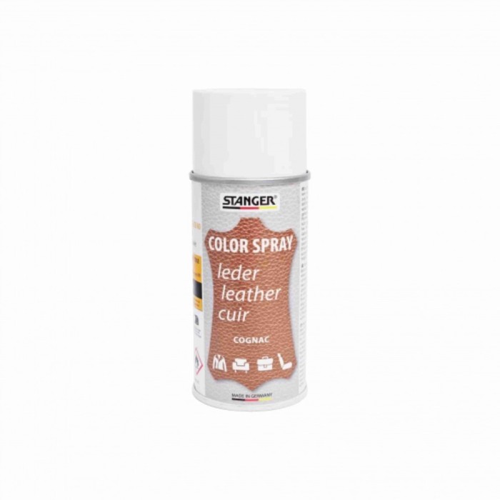 Spray Vopsea Piele, Stanger Leather Cognac, 150ml