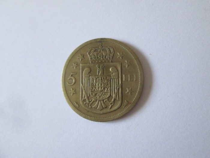 Romania 5 Lei 1930 monetaria Paris