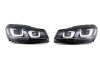 Set faruri VW GOLF VI (5K), 10.2008-, dynamic indicator; cu LED daytime running light; D2S; electrical; negru; fara becuri; TUNING; Omologare ECE; ha
