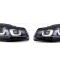 Set faruri VW GOLF VI (5K), 10.2008-, dynamic indicator; cu LED daytime running light; D2S; electrical; negru; fara becuri; TUNING; Omologare ECE; ha