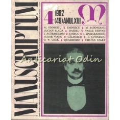 Manuscriptum. Revista Trimestriala - Nr.: 4/1982 * (49) Anul XIII