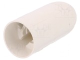 Dulie E14 Albă 26mm Mat Termoplast 56mm