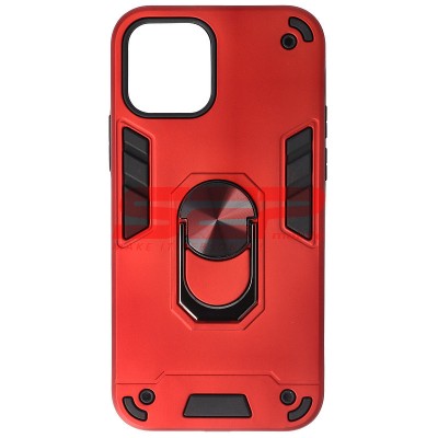 Toc TPU+PC Armor Ring Case Apple iPhone 12 Red foto