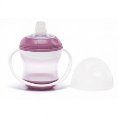 Cana Anti-Curgere Thermobaby cu Capac si Manere Orchid Pink foto