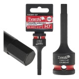 Cheie tubulara de impact HEX 1 / 2&quot;, H7, Cr-Mo, Tvardy T00217-07
