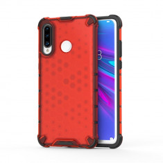 Husa HUAWEI P30 Lite - Gel TPU Honeycomb Armor (Rosu) foto