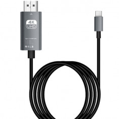 Cablu USB-C HDMI, 4K 60Hz, 1.8 m, USB Type-C la HDMI