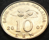 Cumpara ieftin Moneda 10 SEN - MALAEZIA, anul 2007 *cod 3315 = A.UNC, Asia