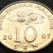 Moneda 10 SEN - MALAEZIA, anul 2007 *cod 3315 = A.UNC