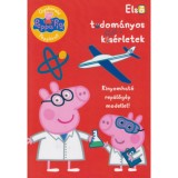 Peppa malac - Gyakorold Pepp&aacute;val! - Első tudom&aacute;nyos k&iacute;s&eacute;rletek - Kinyomhat&oacute; rep&uuml;lőg&eacute;p modellel!