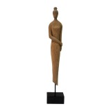 Cumpara ieftin Figurina Rezina I lemn de mango natural-metal 14x8x71 cm