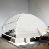 VidaXL Plasa ț&acirc;nțari Mongolia cu uși, 220 ochiuri alb 200x200x130 cm