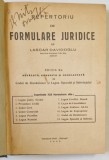 REPERTORIU DE FORMULARE JURIDICE de LASCAR DAVIDOGLU EDITIA A 2-A 1942