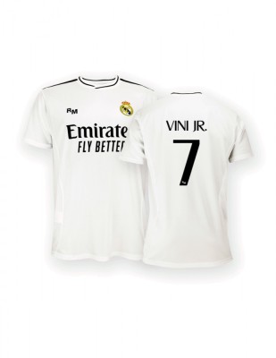 Real Madrid tricou de fotbal replica 24/25 Home Vini Jr. - L foto