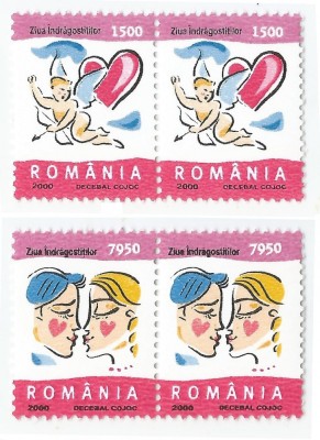 Romania, LP 1503/2000, Ziua indragostitilor, pereche, MNH foto
