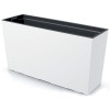 Jardiniera decorativa, alb, 77x23.5x40.6 cm, 27 L, Urbi Case M, Prosperplast