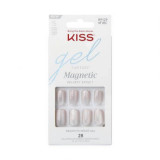 Unghii false Gel Fantasy Magnetic, Short Squoval, Kiss