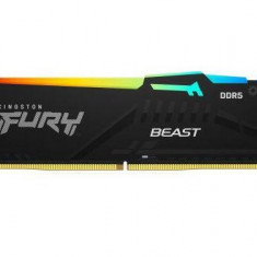 Memorie Kingston FURY Beast RGB, 16GB DDR5, 5200MHz, CL36