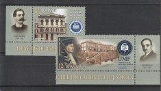 nvatamant superior Cluj 2 timbre cu TAPS ,nr lista 2259b , Romania .