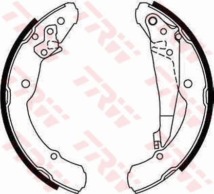 TRW GS8639 Set saboti frana