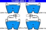 ATE 13.0460-4800.2 set placute frana,frana disc