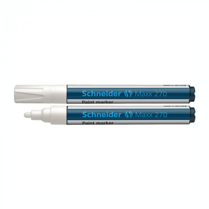 Marker vopsea Schneider Maxx 270 alb 1-3 mm