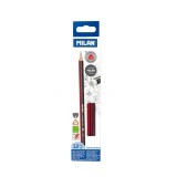 Creion - Grafit HB triunghiular cu radiera | Milan