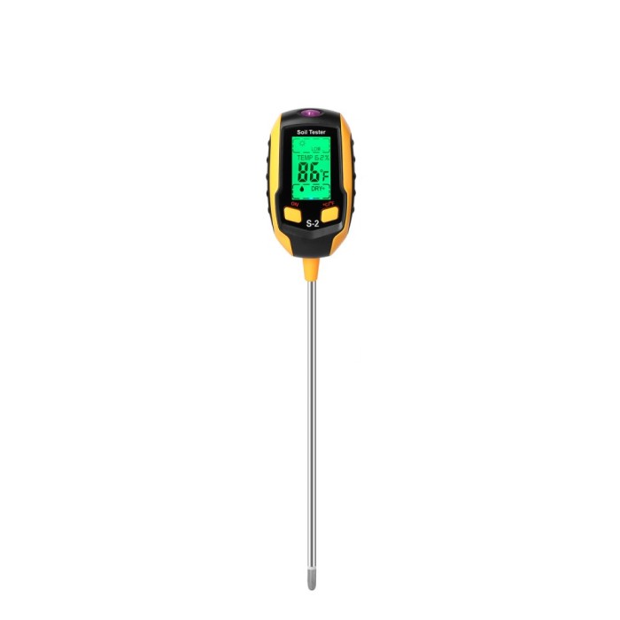 Aparat de testare 5-&icirc;n-1 pentru Sol și Plante: pH, Umiditate, Temperatură, Lumină