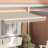 VidaXL Valanță de marchiză pentru cadru de 3 m Bej 2.8x0.2 m