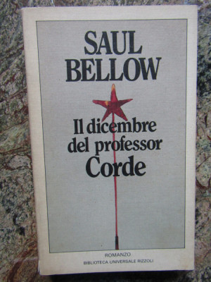 Il dicembre del professor Corde - Saul Bellow foto