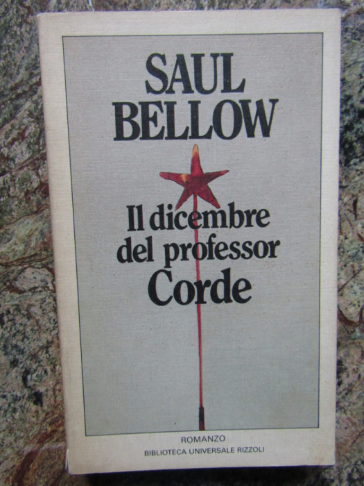 Il dicembre del professor Corde - Saul Bellow
