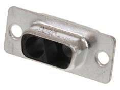 Conector MOLEX D-Sub 2 pini mamă drept THT 5A negru 172704-0042