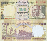 2013 , 500 rupees ( P-106e ) - India