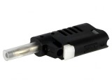 Mufă Banană 4mm 36A Neagră pentru Cablu