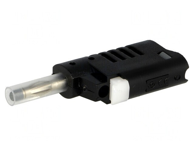Mufă Banană 4mm 36A Neagră pentru Cablu