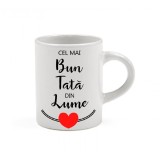 Cana alba personalizata Cel mai buna Tata, INOVATIX&reg;. 330ml, Oem