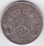 Belgia 5 Francs Franci 1871