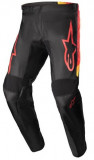 Pantaloni Off-Road Alpinestar Fluid Corsa Negru / Rosu / Galben / Portocaliu Marimea 28 37225231028, Alpinestars