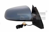 Oglinda Exterioara Dreapta TYC Audi A4 B6 B7 Sedan Avant, Reglaj Electric, Incalzita, Sticla Convexa, Carcasa Grunduita, 5 Pini, ECE