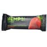 Baton din Seminte de Canepa cu Capsuni Bio 48gr Canah, CANAH INTERNATIONAL