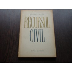 RECURSUL CIVIL - ALEXANDRU VELESCU