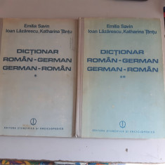 Dictionar roman-german , german-roman - Emilia Savin , Ioan Lazarescu - 2 Volume