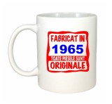 Cana alba personalizata Fabricat in 1965 toate piesele sunt originale, INOVATIX&reg;. 330ml, Oem