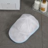 Geantă de curățare a pălăriei, geantă de rufe, mașină de spălat anti-deformare de uz casnic, Flippy, geantă specială de curățare, cu fermoar albastru,