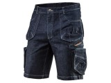 Pantaloni de protecție bleumarin XL - NEO TOOLS, 410g/m2, bumbac și elastan