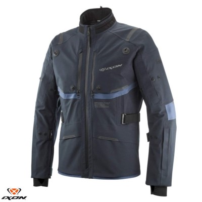 Geaca (jacheta) barbati pentru scuter - motocicleta Touring/Adventure Ixon All season model M-Skeid MS culoare: navy (albastru) (geaca laminata; water foto
