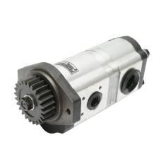 Pompa hidraulica dubla John Deere cod OEM RE223233, B67475, RE227447 foto